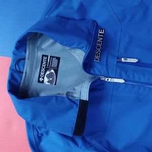 DESCENTE Rain Waterproof Jacket CA 05108 Blue